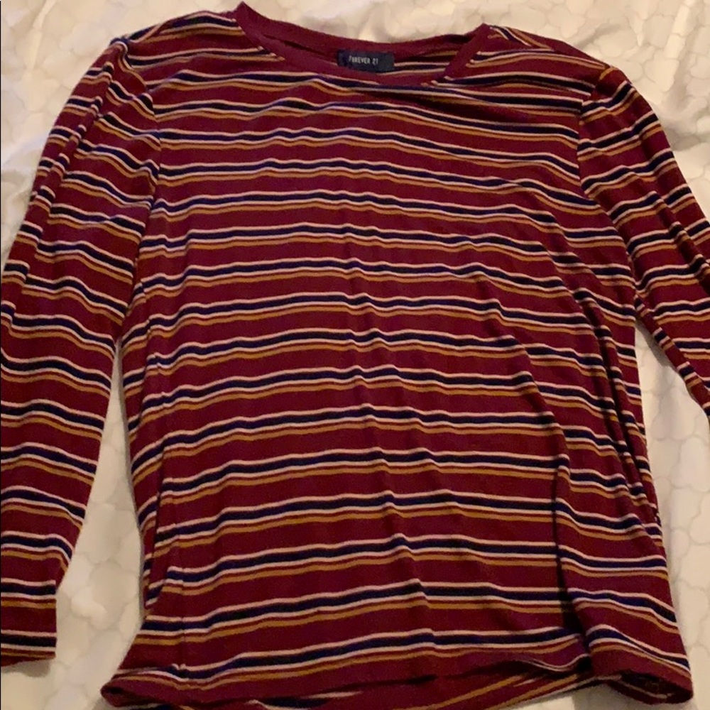 Long sleeve striped shirt